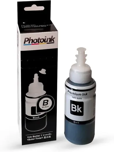Photoink Plus L Serisi Mürekkepleri, Epson T6641 Uyumlu 70 Ml Siyah Mürekkep - Kutulu Özel Ambalajinda Photoink Plus Mürekkep - L800/L805/L810/L850/L1300/L1800/ L382/L386/L455/1455/L3050/L3060/L3070