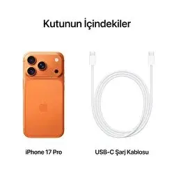 Apple iPhone 17 Pro 256 GB Kozmik Turuncu 10