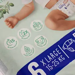 XL 6 Numara Bebek Bezi 15-25 kg 50 Adet 6