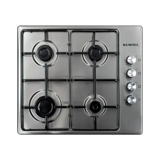 Kumtel KO-420 / 430 F Inox 4 Gözü Gazlı Setüstü Ocak LPG