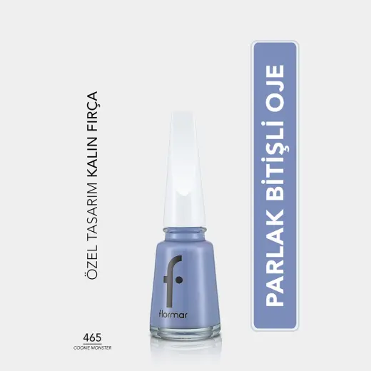 Flormar Nail Enamel Yoğun Pigmentli Oje 465 Cookie Monster