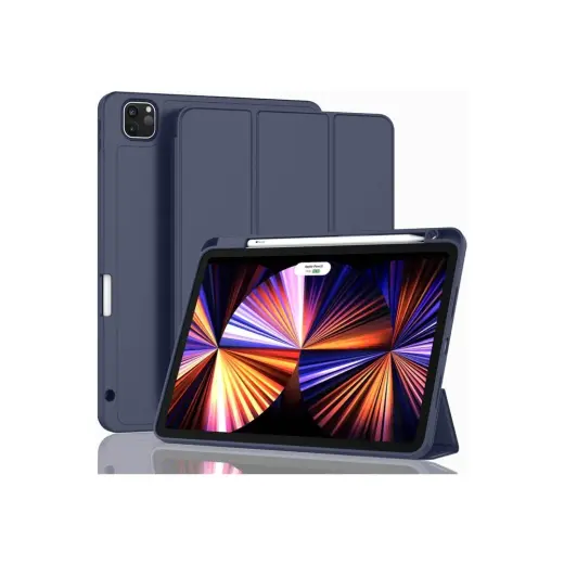MobaxAksesuar Apple iPad Pro 11inç M4/M5 Kılıf Pen Charge Kalem Bölmeli 2024/2025
