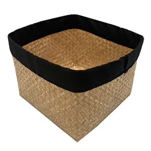 Doğal Hasır Seagrass Kutu 25*25*20