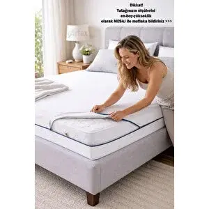 Artex Kılıf 140x200 Yatak Kılıfı Koruyucusu Fermuarlı Kılıf Yatağa Özel Üretim Kapitone Çift Kişilik