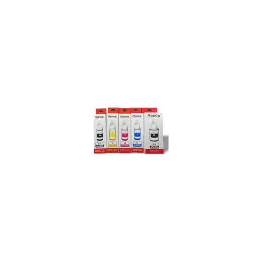 Photoink 100 ml Canon Uyumlu Photo Ink, 5 Kartuşlu Canon Yazıcılar Için Uyumlu 5 Adet Mürekkep Seti ( Akıllı Mürekkep)