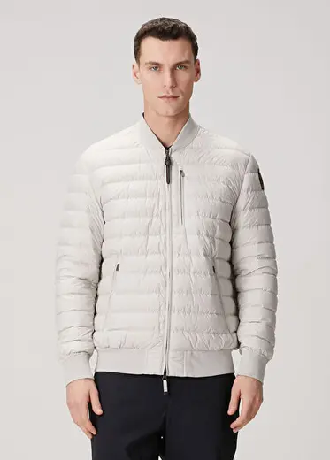 Breving Kırık Beyaz Bomber Mont