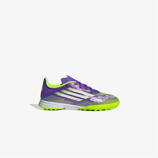 adidas F50 League Çocuk Mor Halı Saha Kramponu