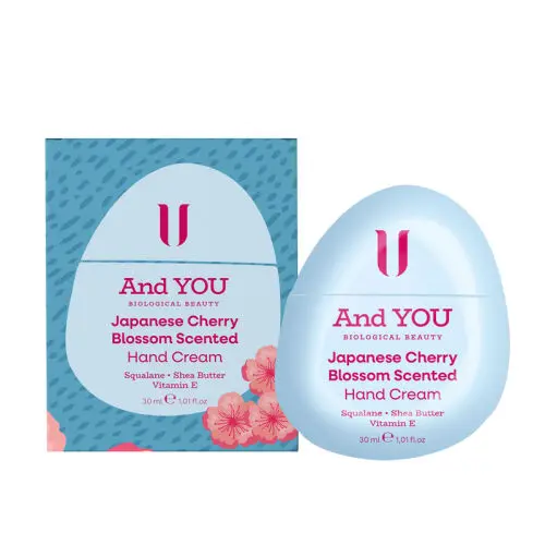 And You Japon Kiraz Çiçeği Nemlendirici El Kremi 30 ml