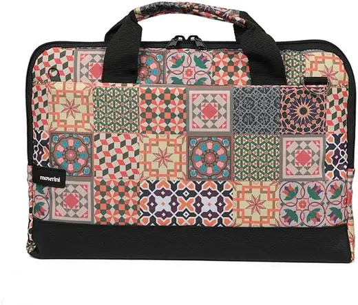 Moserini 14"-14.2" Taban Korumalı, Omuz Askılı Desenli Macbook Air-Pro Uyumlu Laptop Çantası (Antares)