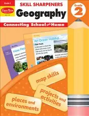 Skill Sharpeners : Geography - Grade 2 Activity Book