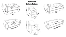 Boheems Koltuk Takımı 9
