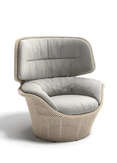 Seashell Grand Oasis Açık Bej Bahçe Koltuğu
