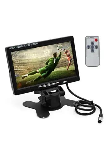 PM-15487 7" TFT Lcd Dijital Monitör 2 Kanal Geri Görüş Kamerası Tetiklemeli 800X480P
