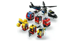 60462 LEGO® City Helikopter, İtfaiye Kamyonu ve Denizaltı Karışımı 5