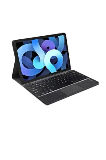 Ipad Air 4.nesil 10.9 Inch 2020 Bluetooth Touchpad Klavye + Standlı Kılıf - Bkk5