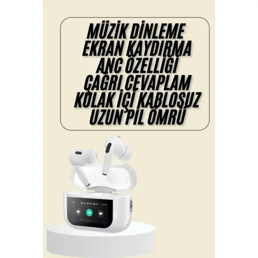Aslanoğlu Store Mey Ithalat® Dokunmatik Ekranlı Bluetooth Kulaklık Tws Ios Android Tüm Telefonlara Uyumlu Kulaklık