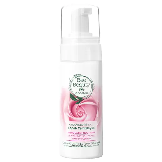 Bee Beauty Organik Sertifikalı Gül Yüz Temizleme Köpüğü 150 ml