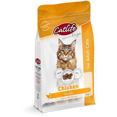 Catlife Tavuklu Yetişkin Kedi Maması 1kg