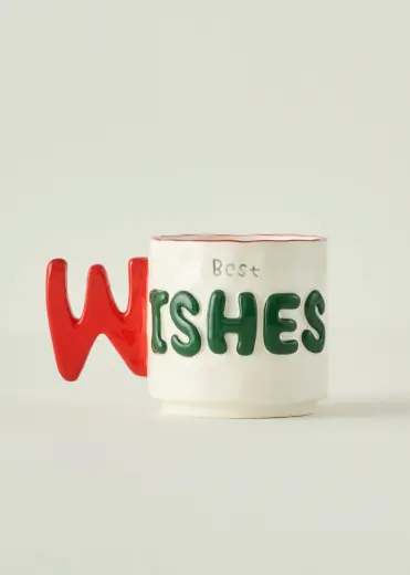 Wishes Yılbaşı Stoneware Kupa (360 cc)
