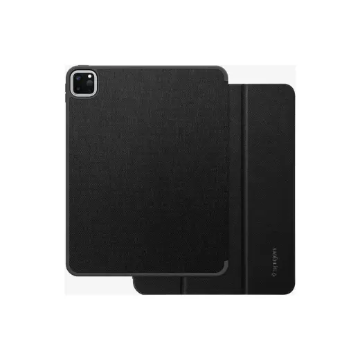 Spigen iPad Pro 12.9" (2022 / 2021) ile Uyumlu Kılıf Urban Fit Örgü Kumaş Siyah Kapak - ACS03434 (Spigen TR Garantili)