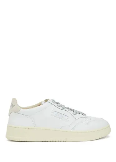 Beyaz Silver Kadın Deri Sneaker