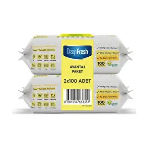 Deepfresh 2'Li Yüzey Temizleme Havlusu Limonlu