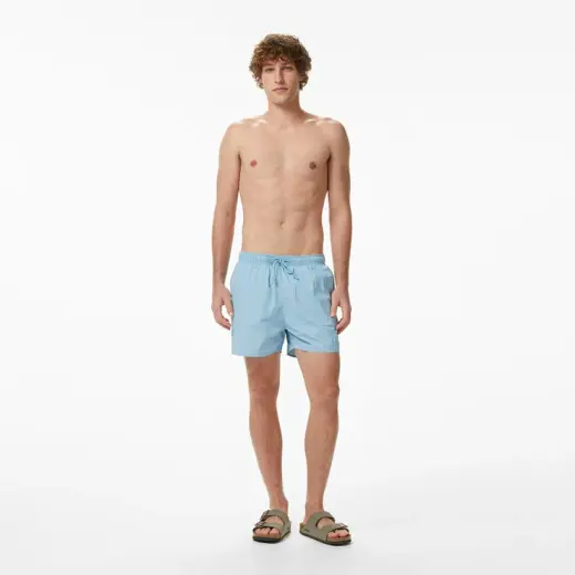 UNITED4 Comfort Fit Erkek Mavi Deniz Şortu