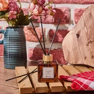 Evidea Deco Woody Love Çubuklu Oda Kokusu - Kahverengi - 100 ml