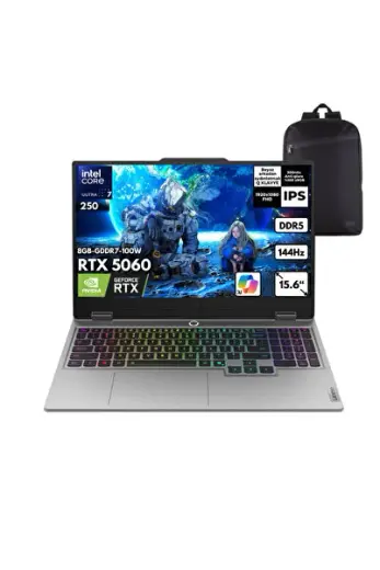 LOQ 15AHP10 R7-250 32-GBDDR5 2 TBSSD RTX5060 15.6" Win 10 Pro +S.Çantası 83JG008UTRHMF52