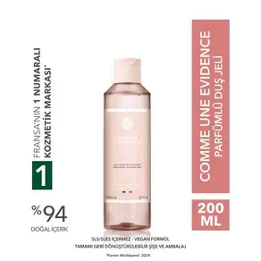 Parfümlü Duş Jeli- Comme Une Evidence-Kadın Parfüm- Vegan