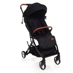 Coupe Bebek Arabası Tek Elle Katlanır 0-15 Kg Siyah