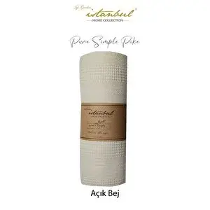 Rech Home İyi Geceler İstanbul Pure Simple Pike Tek Kişilik Bej