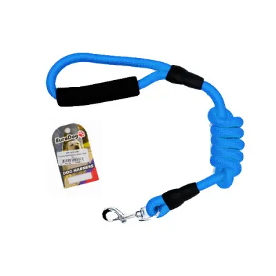 EuroDog Köpekler için Gezdirme Kayışı 120cm (Mavi)