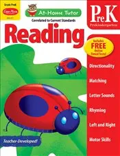 At-Home Tutor : Reading - Grade PreK Activity Book