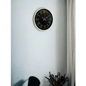 Platin 36 Cm Krem Roma Rakamlı Duvar Saati