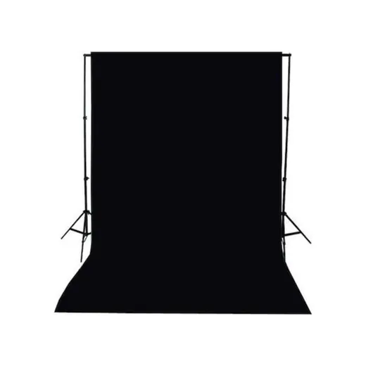 Black Screen Siyah Fon Perde 2X3M Fon Standı 2X3M Stand