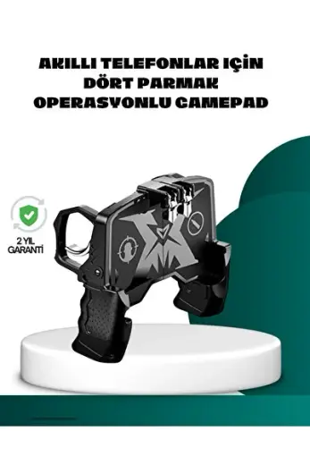 Mobil Fps Oyunlar İçin Dört Parmak Uyumlu Gamepad