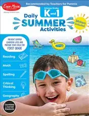 Daily Summer Activities : Between K and 1st Grade Activity Book