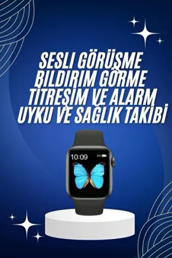 Arama Cevaplayabilen Akıllı Saat Bluetooth Bağlantılı Sosyal Medya Girişli