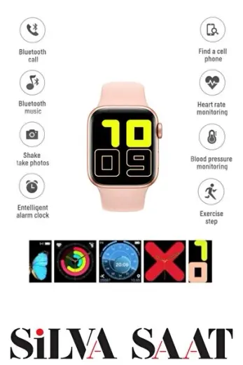 S-t500 Akıllı Saat Son Sürüm Smart Watch Türkçe Menülü Arama Cevaplama Konuşma Özelliği Ios Android