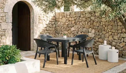 Garden Rattan Masa Takımı