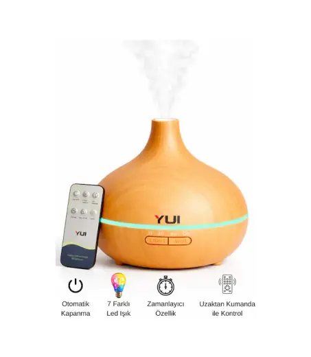 Ah30 Hava Nemlendirici Buhar Makinesi Ultrasonik Aroma Difüzör Oda Nemlendirici Işıklı