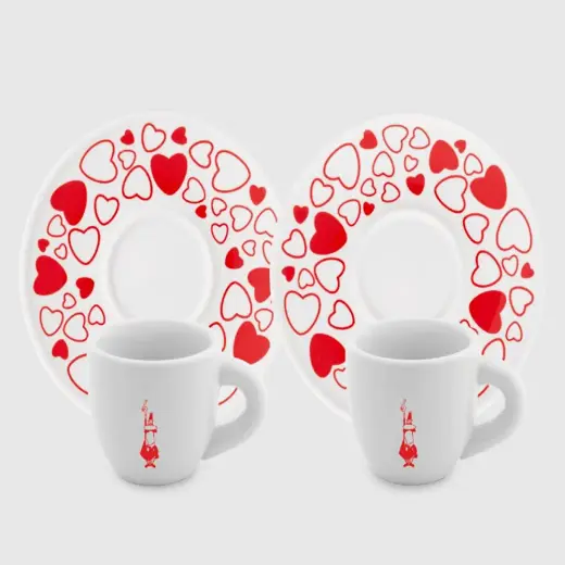 Bialetti Set 2'li Espresso Kalpli Fincan Seti