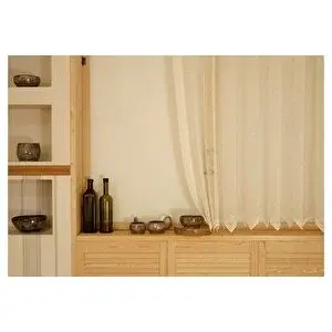 Vivense Massarelli̇ Fi̇le Tül Perde, Sik Pi̇le, Krem, 350x190