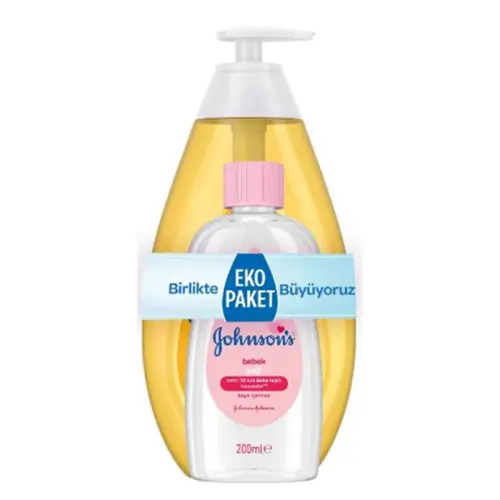 Johnsons Baby Şampuan 750 ml + Bebek Yağı 200 ml