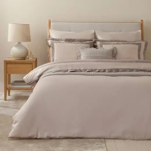 Camella %100 Pamuk Çift Kişilik Nevresim Seti 200X220 Cm Taş/Bej