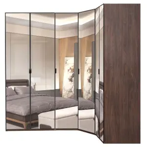 Loft 2Ad 90Lık 1Ad 45Lik Köşeli Gardırop
