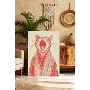 Mgi Design Özel Tasarım Renkli Eklektik Tablo Vintage Etkili Kanvas Tablo Lüks Duvar Sanatı | Modern Duvar Dekoru | Salon, Yatak Odası Ve Ofis İçin | Sanatsal Ev Dekorasyonu 80x120 cm