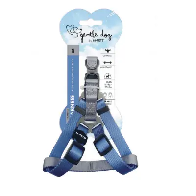 M-Pets Gentle Köpek Göğüs Tasması 34x50cm (Mavi) [S]
