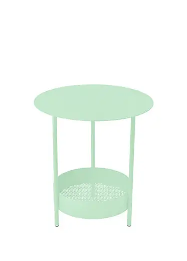 Salsa Pedestal Ice Mint Metal Bahçe Sehpası